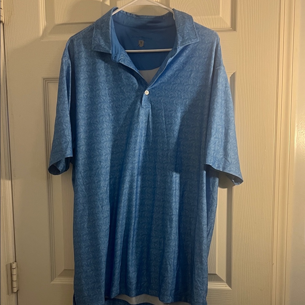 Hickey Freeman Sky Blue Polo Shirt